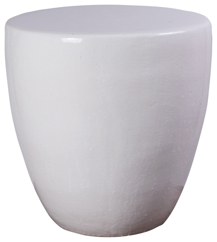 Bowness Round Ceramic Patio Accent Table