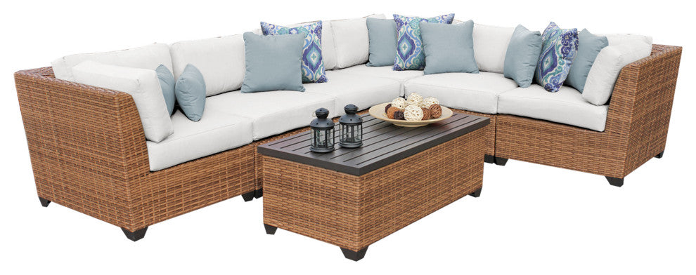 Laguna 7 Piece Outdoor Wicker Patio Furniture Set 07b