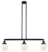 Innovations 213-Bk-S-G201-6-Led 3 Light Dimmable Led 38" Island Light