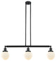 Innovations 213-Bk-S-G201-6-Led 3 Light Dimmable Led 38" Island Light