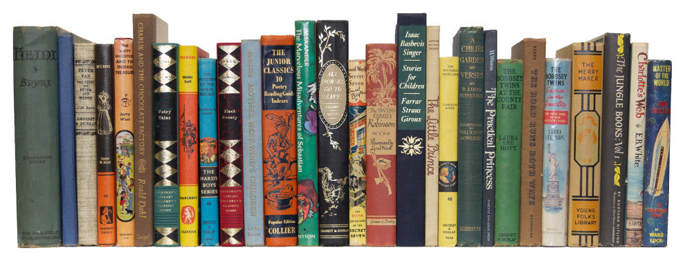 Decorative Books - Vintage Children's Books By The Foot