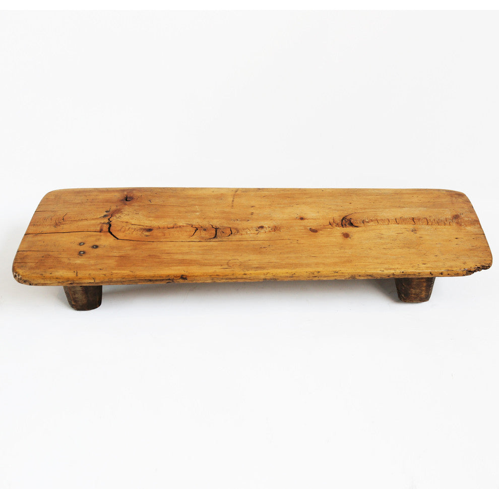 Consigned Low Wood Display Table