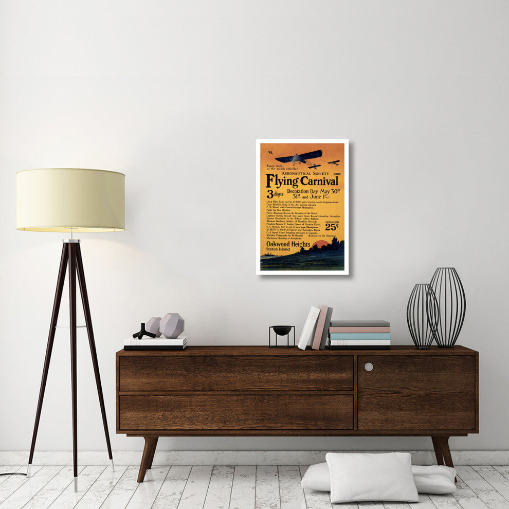 "Aeronautical Society Flying Carnival" Digital Paper Print by Unknown, 22"x32"