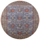 Ahgly Company Indoor Round Mid-Century Modern Area Rugs, 7' Round