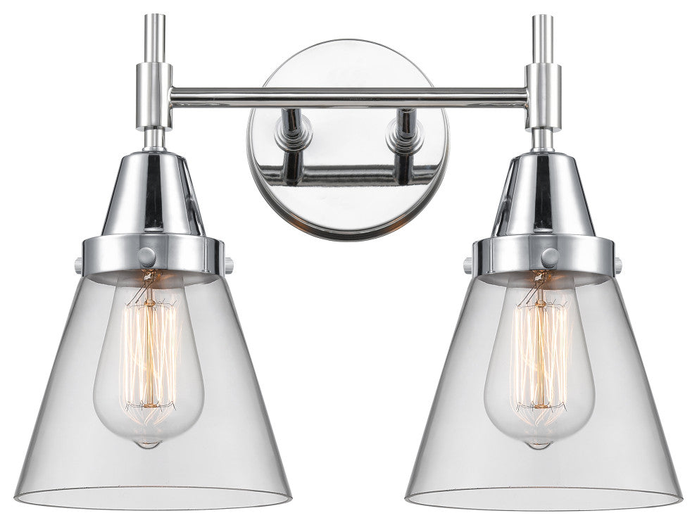 INNOVATIONS LIGHTING 447-2W-PC-G62-LED Caden 2 Light 17 inch Bath Vanity Light