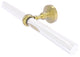 Pacific Grove 2 Arm Guest Towel Holder with Twisted Accents, Satin Brass