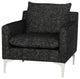 Anders Salt & Pepper Fabric Single Seat Sofa, HGSC844