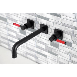 KS6020DKL Wall Mount Tub Faucet, Matte Black