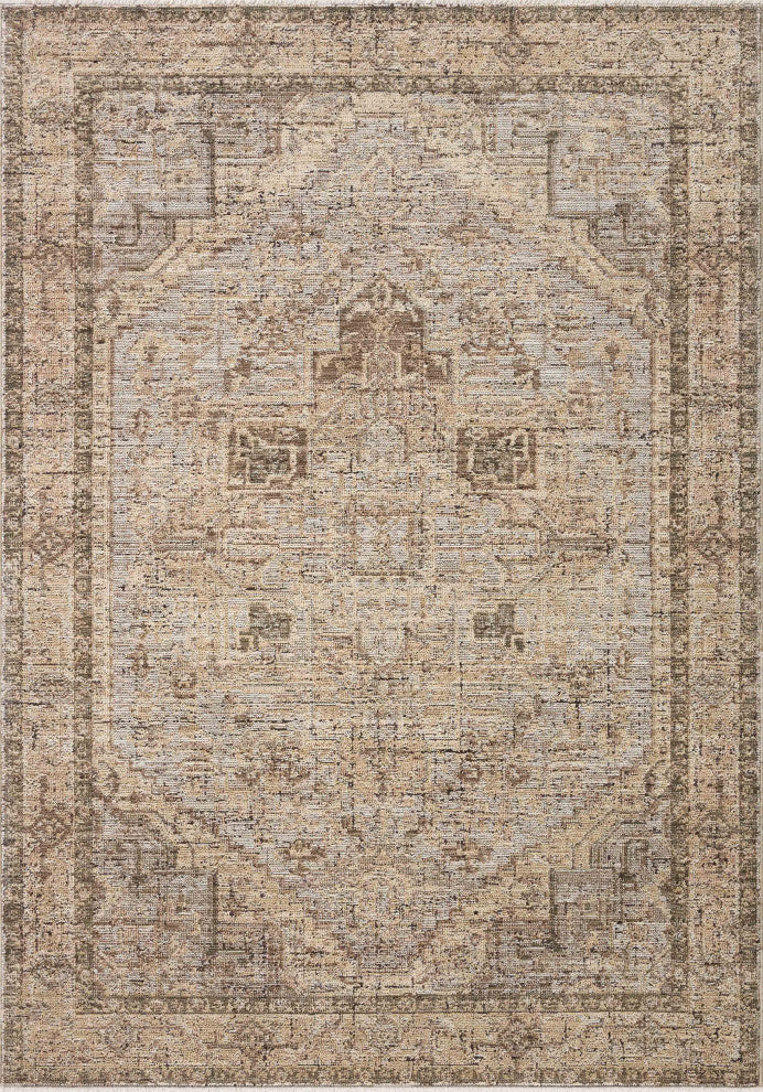 Loloi Priscilla Beige / Earth 2'-6" x 7'-6" Runner Rug