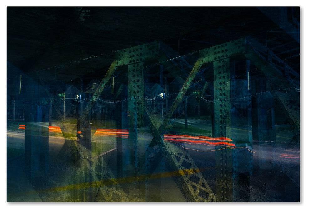 Jason Shaffer ''Vampire Bridge'' Canvas Art, 47x30