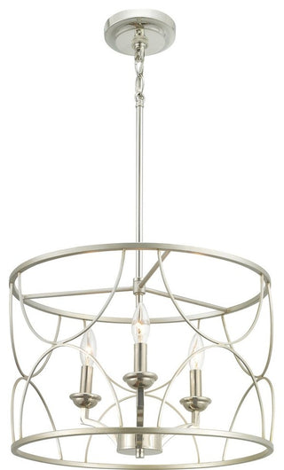 Landree Collection 3-Light Chandelier, Silver Ridge