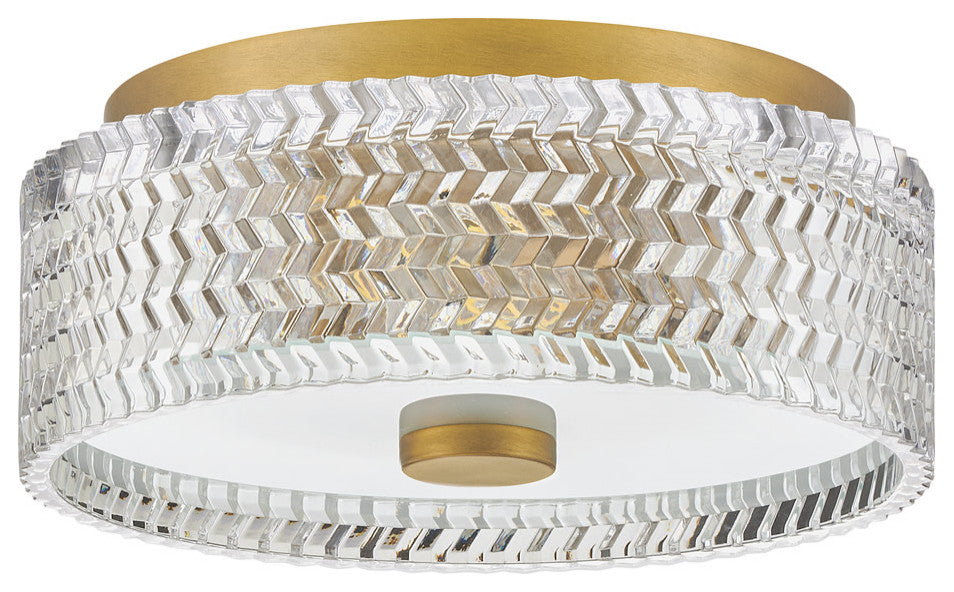 Hinkley Lighting 5041 Elle 2 Light 12"W Flush Mount Drum Ceiling - Chrome