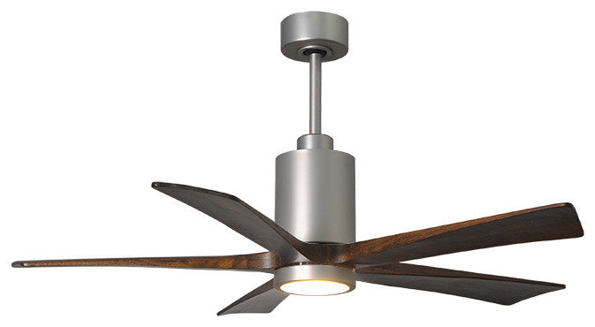 Patricia 5 Ceiling Fan, Brushed Nickel, 52"