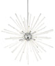 Livex Lighting 41259 Utopia 12 Light 42"W Sputnik Chandelier - Polished Chrome