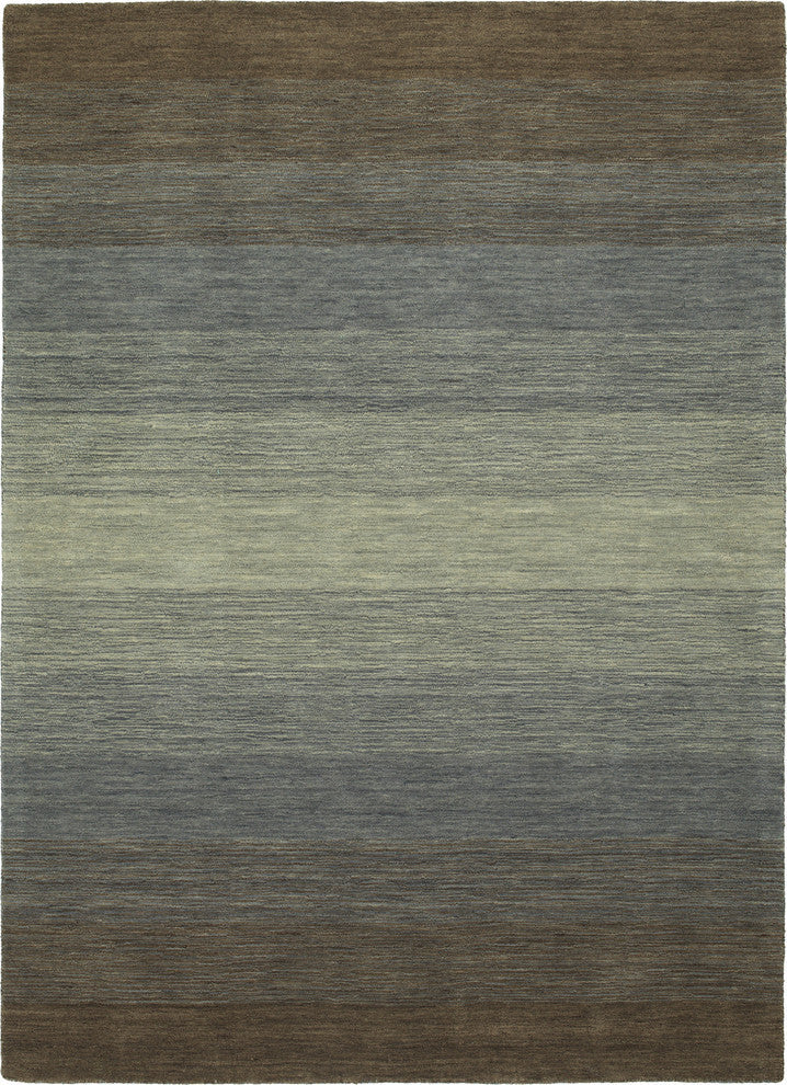 Kaleen Shades Handmade Rug, Brown, 9'6"x13'