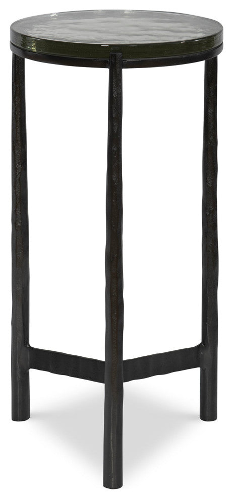 Uttermost Eternity Iron and Glass Accent Table