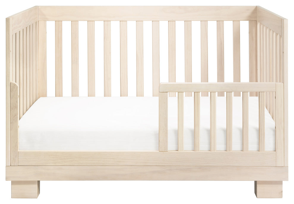 Modo 3-in-1 Convertible Crib With Toddler Bed Conversion Kit, Washed Natural