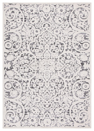 Safavieh Indoor-Outdoor Cabana Collection, CBN656 Rug, Ivory/Grey, 3'x5'