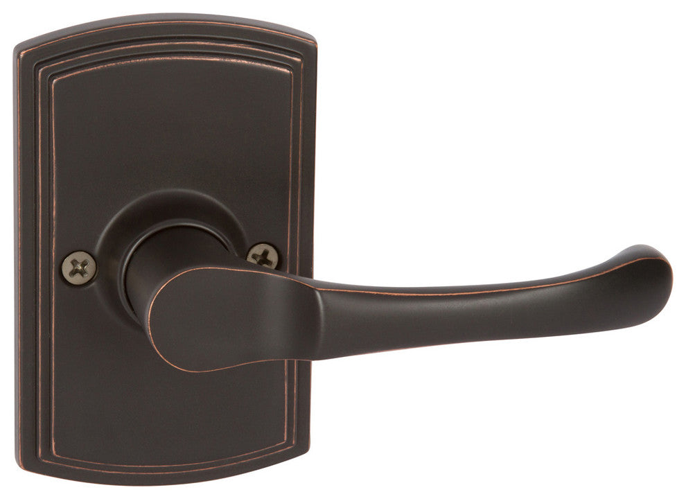Delaney Hardware Italian Collection Artino Series, Edged Oil Rubbed Bronze, Dummy Lever