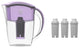 Drinkpod Alkaline Water Filter Pitcher With 8-Stage Cartridge, Lavender