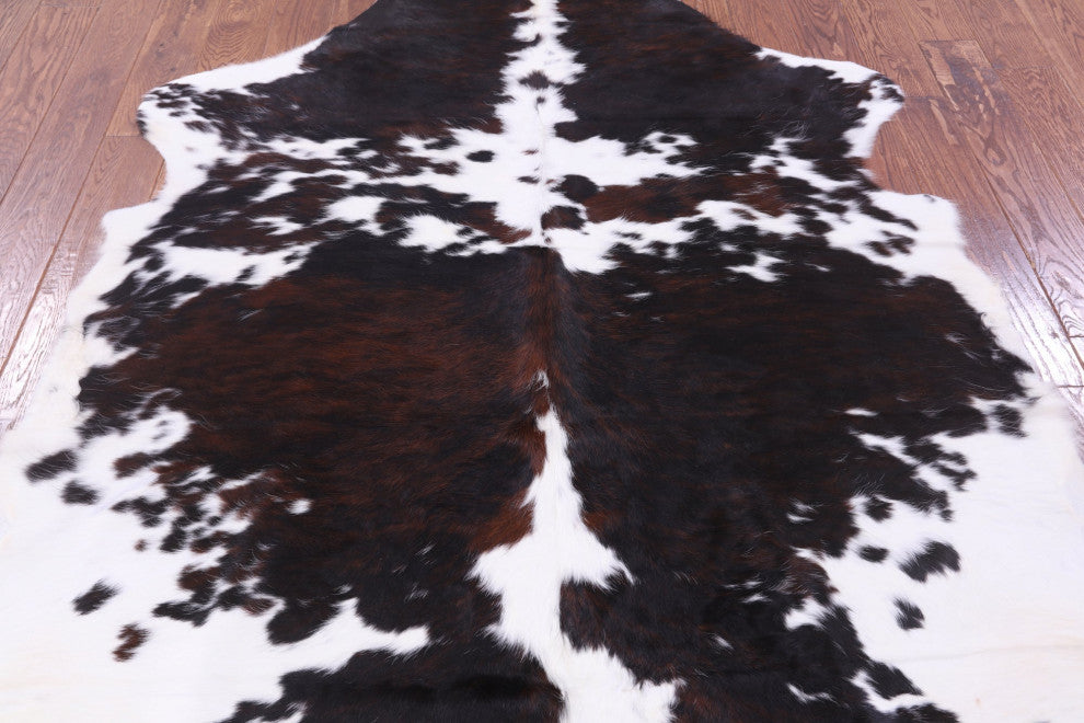 Organic Natural Hair-On Cowhide Area Rug 7' 0" X 6' 7" C1698
