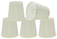 Aspen Creative 32717-X Hardback Empire Clip-On Lamp Shade Off White 3" x 4" x 4"