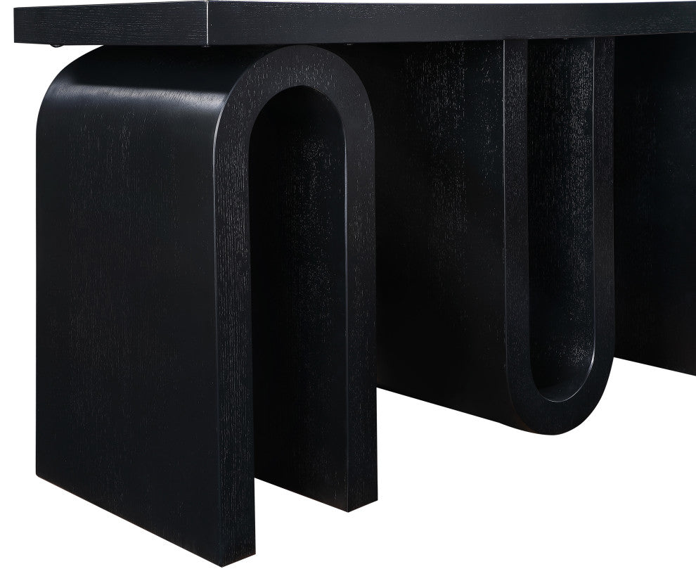 Westbourne Veneer Console Table, Black