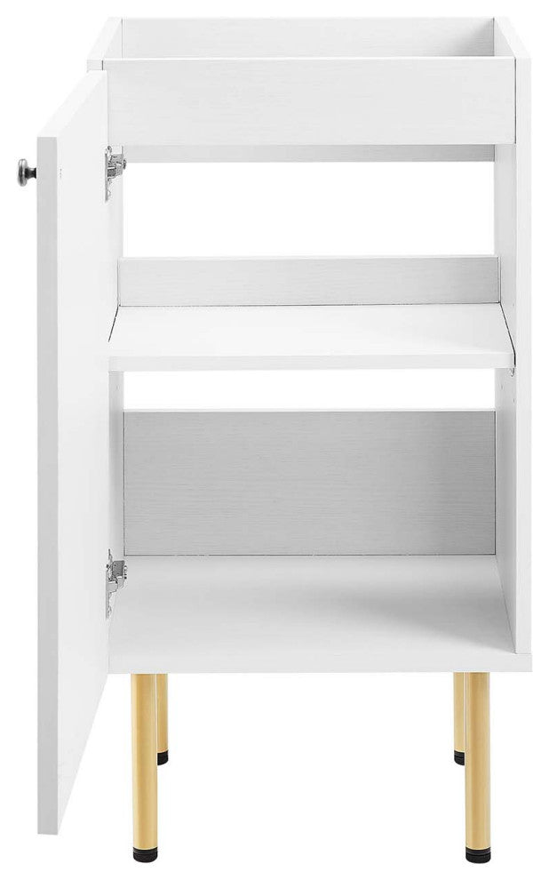 Chaucer 18" Bathroom Vanity Cabinet (Sink Basin Not Included) - White