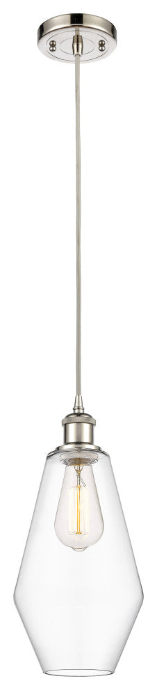 Innovations 516-1P-PN-G652-7 1-Light Mini Pendant, Polished Nickel