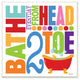 Stupell Industries Bathe Everyday Head 2 Toe Colorful Bath Art, 12 x 12