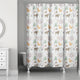 Woodland Animals Patten 71x74 Shower Curtain