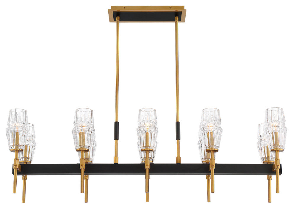 Eurofase 35941-019 10-Light Chandelier, Gladstone