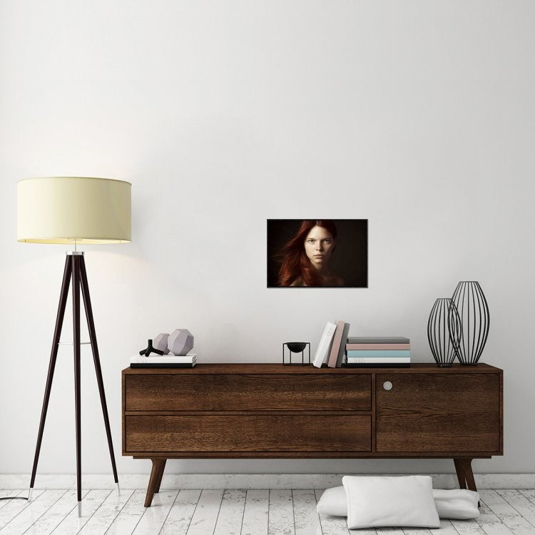 "Untitled" Framed Canvas Giclee by Danil Rudoy, 23x16"