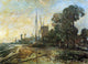 Johan Barthold Jongkind Windmill near the Water Wall Decal