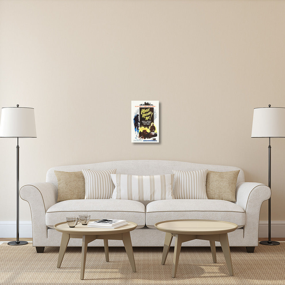 "Please Murder Me!" Stretched Canvas Giclee by Hollywood Photo Archive, 15x22"