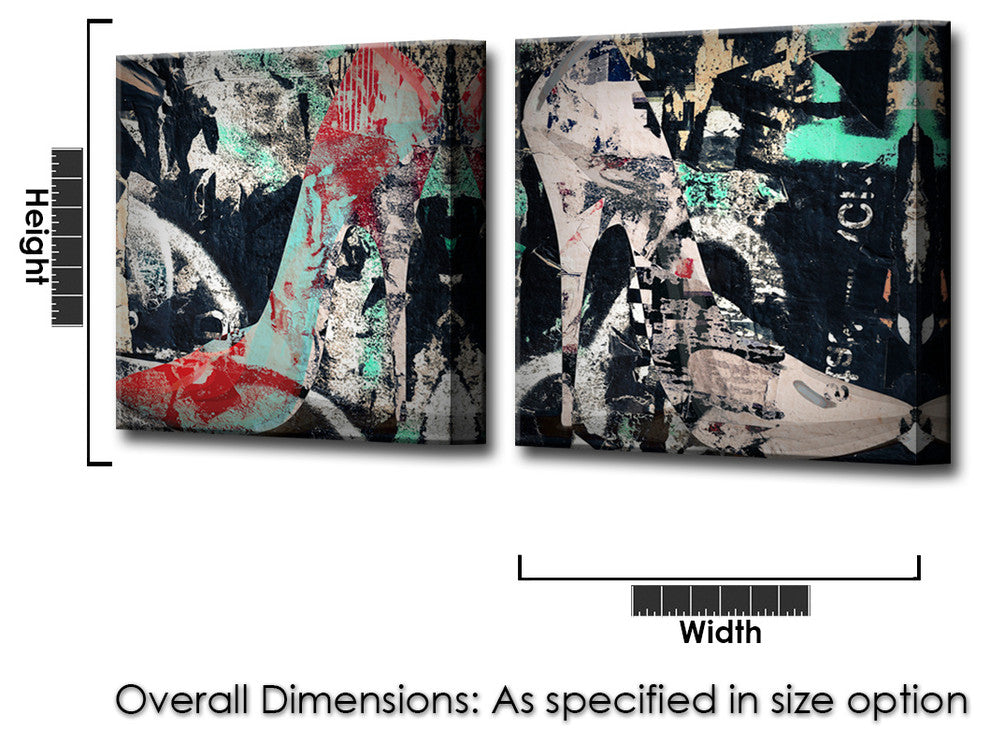 Ready2HangArt ''Urban Fashion XIX'' Canvas Art, 2-Pcs: 30" Hx30" W
