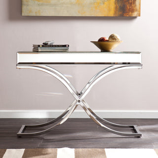 Lindsey Mirrored Console Table