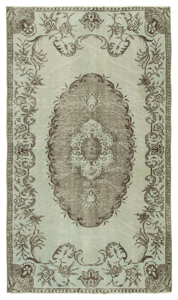 Rug N Carpet - Handmade Turkish 5' 2" x 8' 6" Decorative Overdyed Area Rug