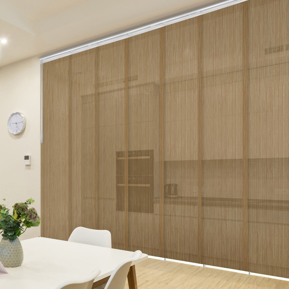 Anders 7-Panel Track Extendable Vertical Blinds 110-153"W