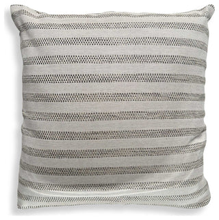 Uttermost Basket Stripe Rattan Outdoor Pillow