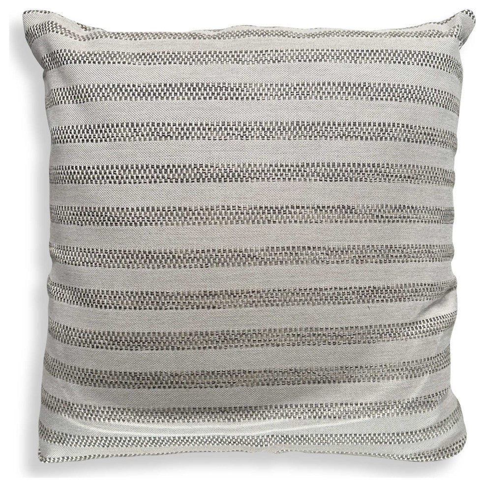 Uttermost Basket Stripe Rattan Outdoor Pillow