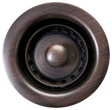 16" Round Hammered Copper Bar Sink, 2" Drain Opening, Drain & Accessories