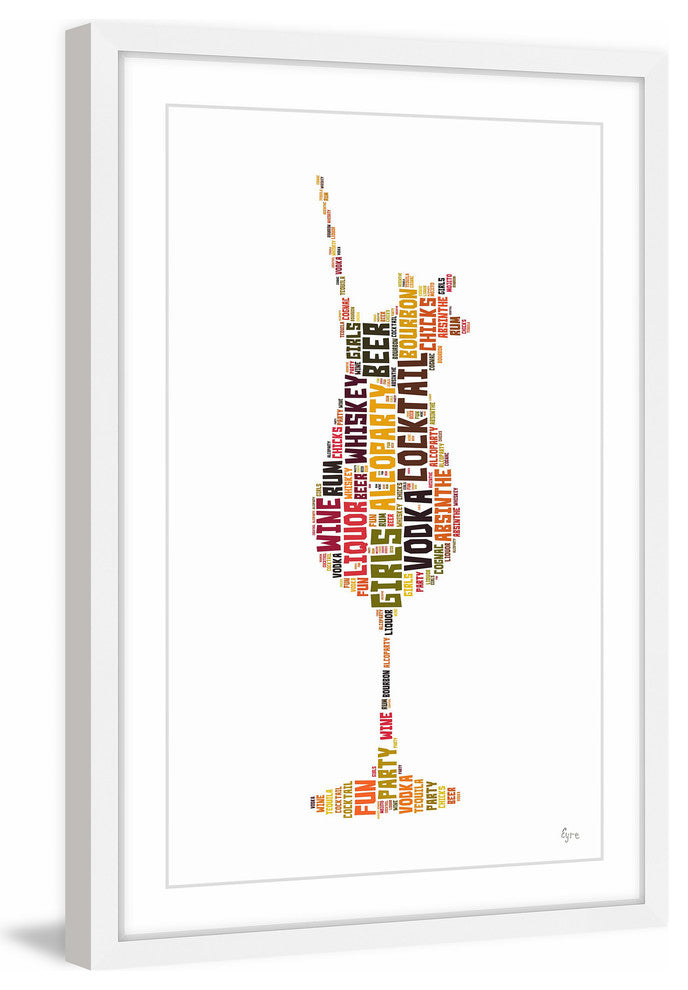 "Vodka Party" Framed Painting Print, 24"x36"