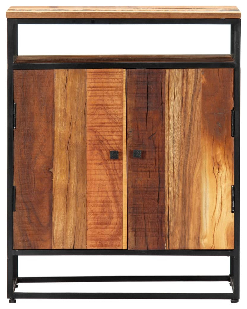 vidaXL Cabinet Sideboard Storage Buffet Cabinet Solid Reclaimed Wood and Steel
