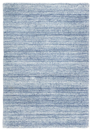 Dash & Albert Nordic Blue Hand Loom Knotted Performance Rug, Blue, 2'6" x 8'
