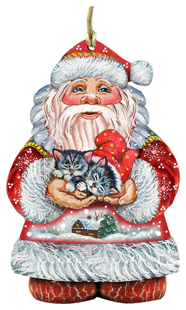 Perfect Pair Santa Scenic, Decorative Ornament