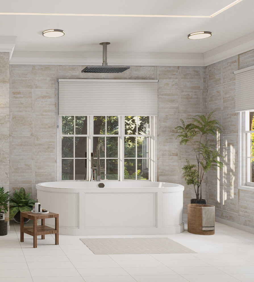 Habanera Decor Beige Fluted Ceramic Wall Tile