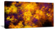 Cloudy Orange Starry Fractal Sky, Abstract Canvas Art Print, 32x16