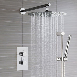 Trialo Shower Set With Built, Thermostatic Mixing Valve and Hand Held
