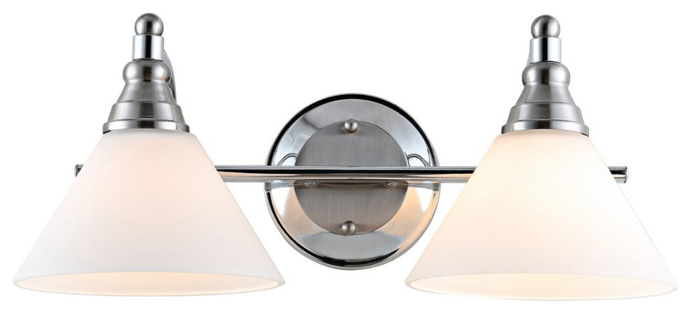 Safavieh Radnor Wall Sconce Nickel/White